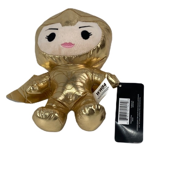NWT DC Universe WW84 Golden Armor Wonder Woman 8" Plush Cinemark Exclusive - Picture 4 of 12
